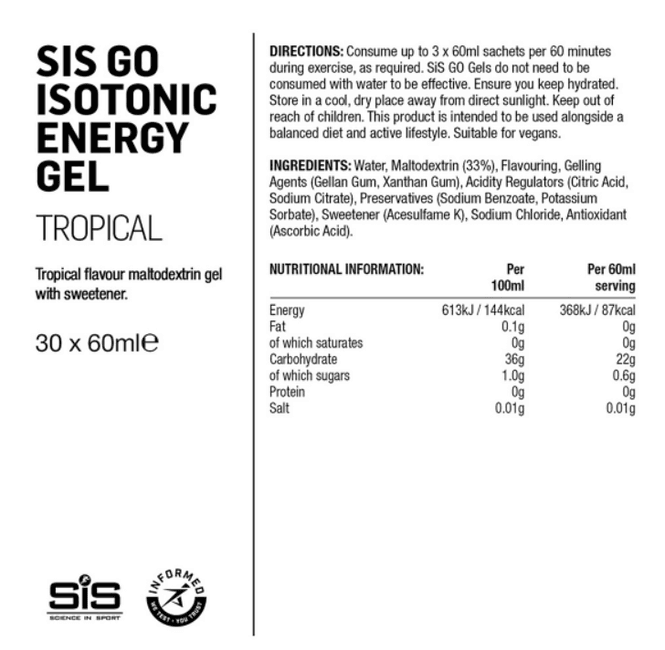 Hovedbilde SIS Go Isotonic Energy gel