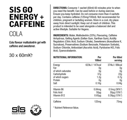 SIS GO energy + caffeine 